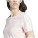 Adidas Γυναικεία κοντομάνικη μπλούζα Essentials 3-Stripes Tee
